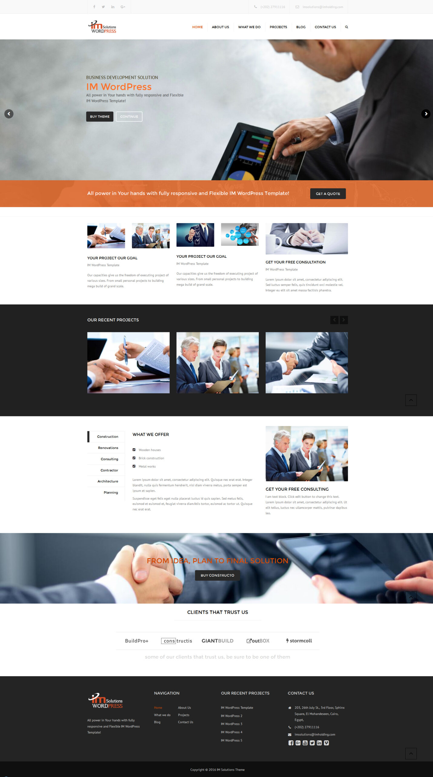 Constructo - WP Construction theme for business - Image 2