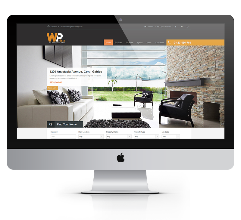 theme32 use Real Homes theme for real estate purposes