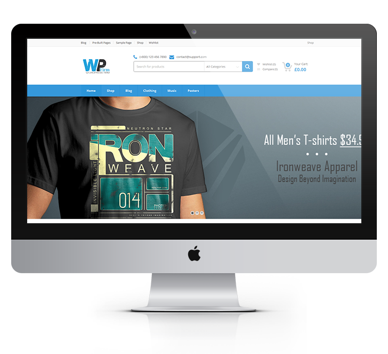 theme35 use mediacenter theme for E-commerce purposes